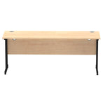 Dynamic MI003250 scrivania (Impulse 1800 x 600mm Straight Desk Maple Top Black Cantilever Leg MI003250 DD)