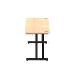 Dynamic MI003250 scrivania (Impulse 1800 x 600mm Straight Desk Maple Top Black Cantilever Leg MI003250 DD)
