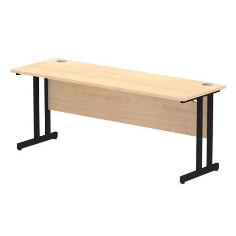 Dynamic MI003250 scrivania (Impulse 1800 x 600mm Straight Desk Maple Top Black Cantilever Leg MI003250 DD)