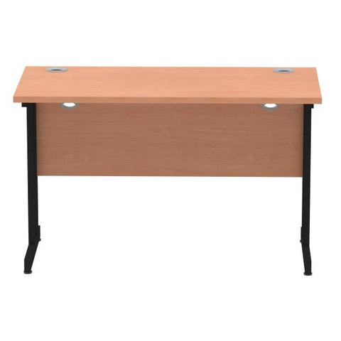 Dynamic MI003196 scrivania (Impulse 1200 x 600mm Straight Desk Beech Top Black Cantilever Leg MI003196 DD)