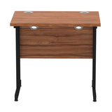 Dynamic MI003281 scrivania (Impulse 800 x 600mm Straight Desk Walnut Top Black Cantilever Leg MI003281 DD)