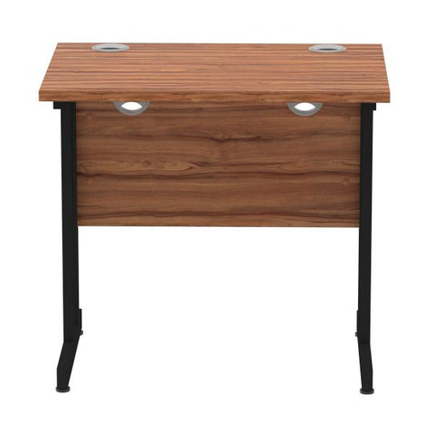 Dynamic MI003281 scrivania (Impulse 800 x 600mm Straight Desk Walnut Top Black Cantilever Leg MI003281 DD)