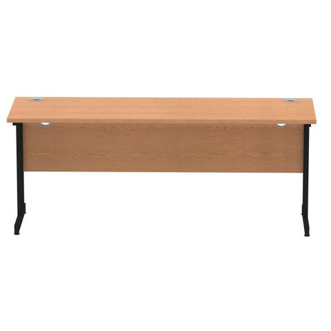 Dynamic MI003310 scrivania (Impulse 1800 x 600mm Straight Desk Oak Top Black Cantilever Leg MI003310 DD)