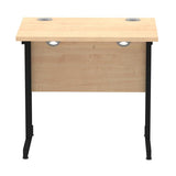 Dynamic MI003251 scrivania (Impulse 800 x 600mm Straight Desk Maple Top Black Cantilever Leg MI003251 DD)