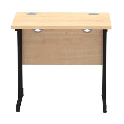 Dynamic MI003251 scrivania (Impulse 800 x 600mm Straight Desk Maple Top Black Cantilever Leg MI003251 DD)