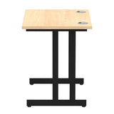 Dynamic MI003251 scrivania (Impulse 800 x 600mm Straight Desk Maple Top Black Cantilever Leg MI003251 DD)