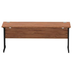 Dynamic MI003280 scrivania (Impulse 1800 x 600mm Straight Desk Walnut Top Black Cantilever Leg MI003280 DD)