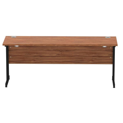 Dynamic MI003280 scrivania (Impulse 1800 x 600mm Straight Desk Walnut Top Black Cantilever Leg MI003280 DD)