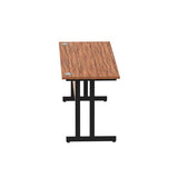 Dynamic MI003280 scrivania (Impulse 1800 x 600mm Straight Desk Walnut Top Black Cantilever Leg MI003280 DD)
