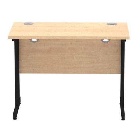 Dynamic I004300 scrivania (Impulse 1000 x 600mm Straight Desk Maple Top Black Cantilever Leg I004300 DD)