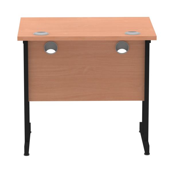 Dynamic MI003221 scrivania (Impulse 800 x 600mm Straight Desk Beech Top Black Cantilever Leg MI003221 DD)