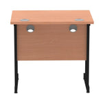 Dynamic MI003221 scrivania (Impulse 800 x 600mm Straight Desk Beech Top Black Cantilever Leg MI003221 DD)