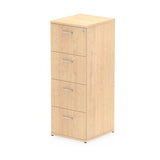 Dynamic I000254 schedario e accessori Truciolare rivestito di melamina [MFC] Colore acero (Dynamic Impulse 4 Drawer Filing Cabinet Maple I000254 DD)