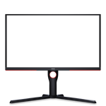 AOC G3 25G3ZM/BK Monitor PC 62,2 cm [24.5] 1920 x 1080 Pixel Full HD Nero, Rosso (24.5 VA 1920x1080 240Hz HDMI)