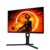 AOC G3 25G3ZM/BK Monitor PC 62,2 cm (24.5") 1920 x 1080 Pixel Full HD Nero, Rosso
