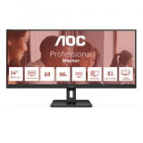 AOC U34E2M Monitor PC 86,4 cm [34] 3440 x 1440 Pixel Wide Quad HD Nero (AOC Essential-line U34E2M/BK - Monitor a LED - 34 - 3440 x 1440 WQHD @ 100 Hz - VA - 300 cd/m? - 4000:1 - 4 ms - 2xHDMI, Displa
