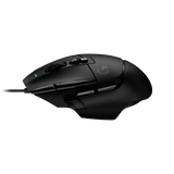 LOGITECH G502 X MOUSE GAMING OTTICO CABLATO 25.600 DPI SWITCH PRINCIPALI OTTICO MECCANICI IBRIDI LIGHTFORCE MANO DESTRA COMPATIBILE CON PC MACOS/WINDOWS NERO