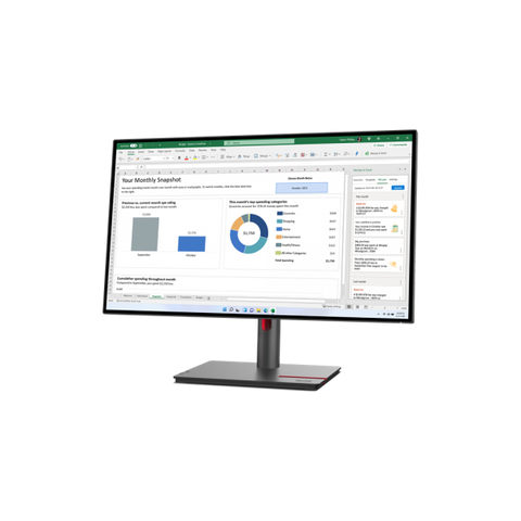 Lenovo ThinkVision P27q-30 LED display 68,6 cm [27] 2560 x 1440 Pixel Nero (Lenovo ThinkVision P27q-30)