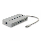 LINDY MINI DOCKING STATION USB-C PER LAPTOP/MACBOOK - 2 X HDMI 4K, PD 3.0 100W, USB 3.2 GEN 1, GIGABIT ETHERNET, AUDIO