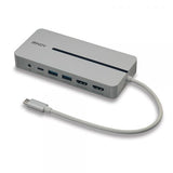 LINDY MINI DOCKING STATION USB-C PER LAPTOP/MACBOOK - 2 X HDMI 4K, PD 3.0 100W, USB 3.2 GEN 1, GIGABIT ETHERNET, AUDIO