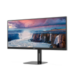 AOC V5 U34V5C/BK Monitor PC 86,4 cm [34] 3440 x 1440 Pixel UltraWide Quad HD LCD Nero (AOC Value-line U34V5C/BK - V5 series - monitor a LED - 34 - 3440 x 1440 WQHD @ 100 Hz - VA - 300 cd/m? - 4000:1