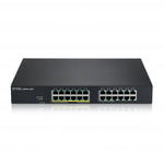 Zyxel GS1915-24EP Gestito L2 Gigabit Ethernet [10/100/1000] Supporto Power over Ethernet [PoE] 1U Nero (GS1915-24EP 24-PORT GBE 12 PORT - POE 130 WATT 802.3AT RACKMOUNT F)
