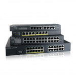 Zyxel GS1915-24EP Gestito L2 Gigabit Ethernet [10/100/1000] Supporto Power over Ethernet [PoE] 1U Nero (GS1915-24EP 24-PORT GBE 12 PORT - POE 130 WATT 802.3AT RACKMOUNT F)