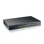 Zyxel GS1915-24EP Gestito L2 Gigabit Ethernet [10/100/1000] Supporto Power over Ethernet [PoE] 1U Nero (GS1915-24EP 24-PORT GBE 12 PORT - POE 130 WATT 802.3AT RACKMOUNT F)