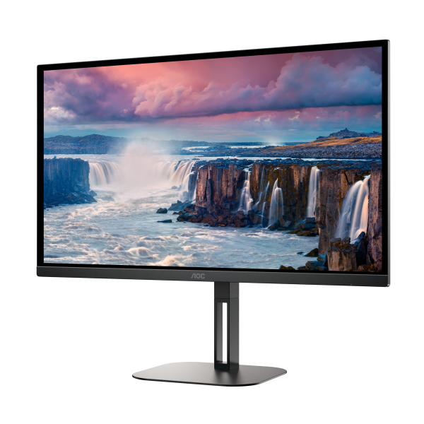 AOC V5 Q27V5N/BK Monitor PC 68,6 cm [27] 2560 x 1440 Pixel Quad HD LED Nero (AOC Value-line Q27V5N/BK - V5 series - monitor a LED - 27 - 2560 x 1440 QHD @ 75 Hz - VA - 300 cd/m? - 4000:1 - 4 ms - 2xH