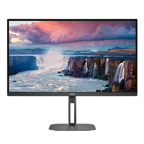 AOC V5 Q27V5N/BK Monitor PC 68,6 cm [27] 2560 x 1440 Pixel Quad HD LED Nero (AOC Value-line Q27V5N/BK - V5 series - monitor a LED - 27 - 2560 x 1440 QHD @ 75 Hz - VA - 300 cd/m? - 4000:1 - 4 ms - 2xH