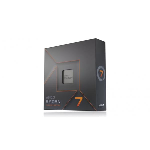 AMD Ryzen 7 7700X processore 4,5 GHz 32 MB L3 Scatola (AMD Ryzen 7 7700X CPU, AM5, 4.5GHz [5.4 Turbo], 8-Core, 105W [142W Turbo], 40MB Cache, 5nm, 7th Gen, Radeon Graphics, NO HEATSINK/FAN)