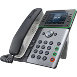 POLY Edge E300 telefono IP Nero, Argento 8 linee LCD