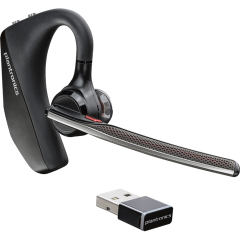 POLY Voyager 5200 Auricolare Wireless A clip Car/Home office Bluetooth Base di ricarica Nero