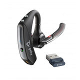 POLY Voyager 5200 Auricolare Wireless A clip Car/Home office Bluetooth Base di ricarica Nero
