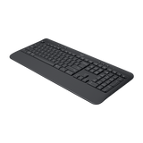 LOGITECH SIGNATURE K650 TASTIERA WIRELESS BLUETOOTH O RICEVITORE USB LOGI BOLT CON POGGIAPOLSI QUERTY ITALIANO GRAPHITE