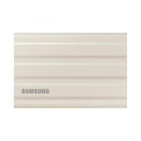 Samsung MU-PE1T0K/WW unit esterna a stato solido 1 TB USB tipo-C 3.2 Gen 2 [3.1 Gen 2] Beige (Samsung SSD Portable T7 Shield 1TB Beige Retail [N])