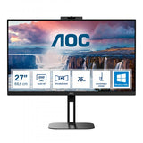 AOC V5 Q27V5CW/BK Monitor PC 68,6 cm [27] 2560 x 1440 Pixel Quad HD LED Nero (AOC Value-line Q27V5CW/BK - V5 series - LED monitor - 27 - 2560 x 1440 QHD @ 75 Hz - IPS - 300 cd/m? - 1000:1 - 4 ms - HD