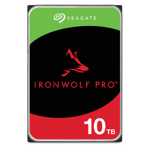 SEGATE HD SEAGATE IRONWOLF PRO SATA3 10TB 3.5" 7200 RPM 256MB CACHE 24X7 - NAS HDD - ST10000NT001 - GAR. 5 ANNI