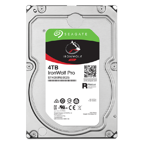 Seagate IronWolf Pro ST4000NT001 disco rigido interno 3.5" 4000 GB