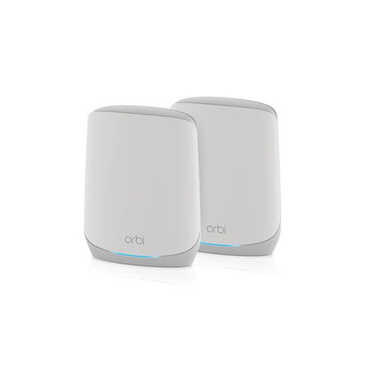 NETGEAR Orbi RBK762S Banda tripla [2.4 GHz/5 GHz/5 GHz] Wi-Fi 6 [802.11ax] Bianco 5 Interno (ORBI AX5400 MESH SYSTEM - 2-SET INCL.1 JAHR ARMOR BNDL)