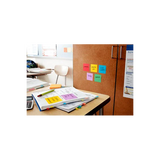 3M POST-IT SUPER STICKY BOOST BLOCCHETTO 90 FOGLI 76X76 mm COLORI ASSORTITI CONF 5 Pz.