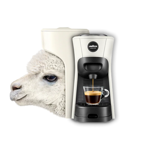 LAVAZZA A MODO MIO LM 840 TINY ECO AUTOMATICA/MANUALE MACCHINA PER CAFFE' A CAPSULE 1.450 W 0,6 LT BIANCO