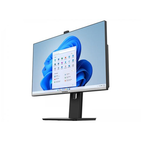 ALL IN ONE YASHI QUANTUM S AY62425 24'' I3-10100 8GB 256GB SSD TASTIERA E MOUSE W11P BLACK PIVOT ^