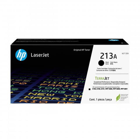 HP 213A TONER NERO PER COLOR LASERJET 5700dn, 6700dn, MFP 5800dn, MFP 6800dn 3.500 PAGINE