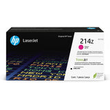 HP Cartuccia toner originale magenta ad altissima capacitacit LaserJet 214Z (HP 214Z Magenta Extra High Capacity Toner Cartridge 26K Pages - W2143Z)