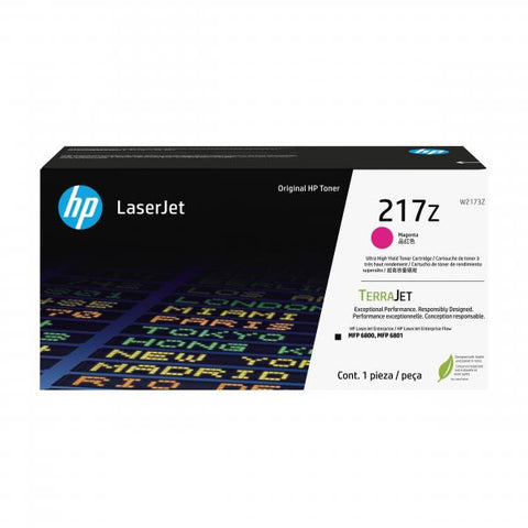 HP Cartuccia toner originale magenta ad altissima capacit LaserJet 217Z (HP 217Z Magenta Extra High Capacity Toner Cartridge 24K Pages - W2173Z)