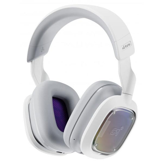LOGITECH ASTRO A30 CUFFIE GAMING WIRELESS BLUETOOTH /CON CAVO CON MICROFONO RIMOVIBILE DOLBY ATMOS USB-C PER PS5 PS4 XBOX NINTENDO SWITCH PC ANDROID BIANCO PURPLE