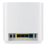 ASUS ZenWiFi AX [XT9] AX7800 2er Set Wei Banda tripla [2.4 GHz/5 GHz/5 GHz] Wi-Fi 6 [802.11ax] Bianco 4 Interno (ZENWIFI XT9 2PK WHITE)
