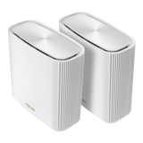 ASUS ZenWiFi AX [XT9] AX7800 2er Set Wei Banda tripla [2.4 GHz/5 GHz/5 GHz] Wi-Fi 6 [802.11ax] Bianco 4 Interno (ZENWIFI XT9 2PK WHITE)