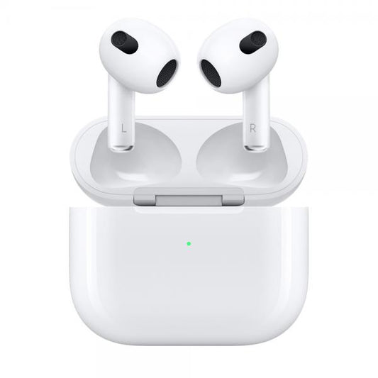 APPLE AIRPODS 3 GENERAZIONE AURICOLARI BLUETOOTH 5.0 CON CUSTODIA DI RICARICA WIRELESS IPX4 BIANCO